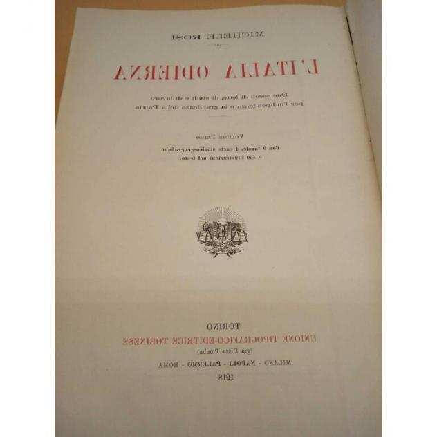 Litalia odierna 4 volumi michele rosi utet torino 19181927