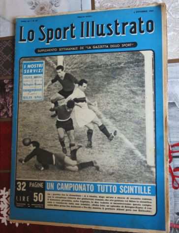 LO SPORT ILLUSTRATO DEL 2-10-1952 - UN CAMPIONATO TUTTO SCINTILLE -