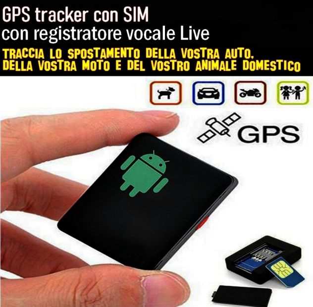 Localizzatore GPS Tracciamento Auto Real Time GPS Ascolto Live