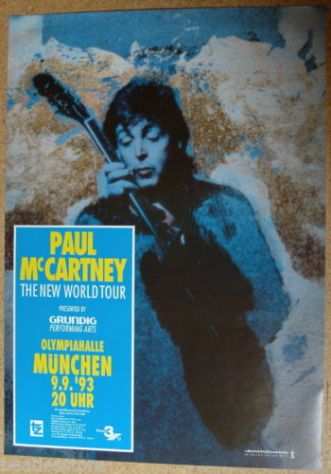 Locandinaposter Paul McCartney concerti Firenze 1993