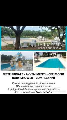 Location feste private villa smeraldo Brindisi con piscina
