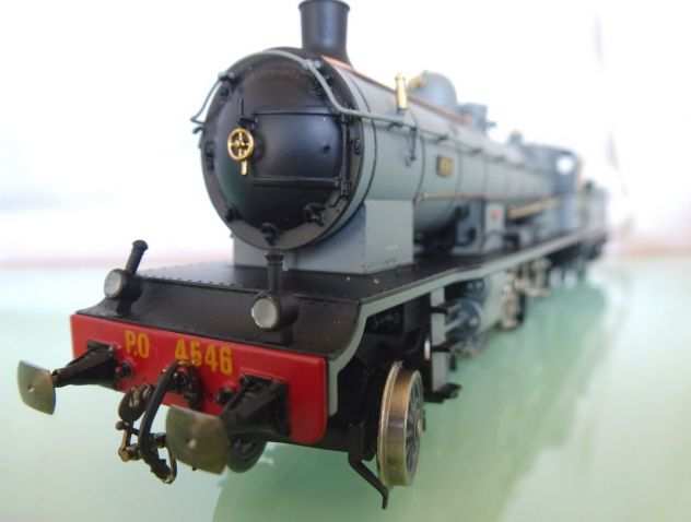 locomotiva a vapore in ottone fulgurex 2048 ottone