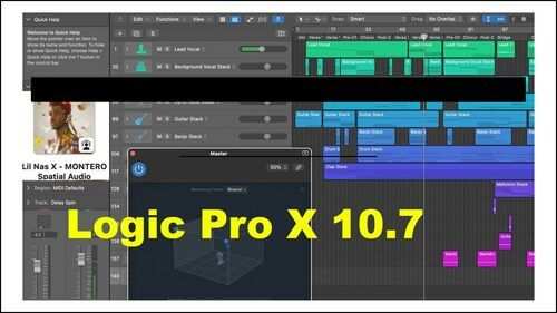 Logic Pro X dal 10.2 al 10.7 per MacMontereyVenturaM1