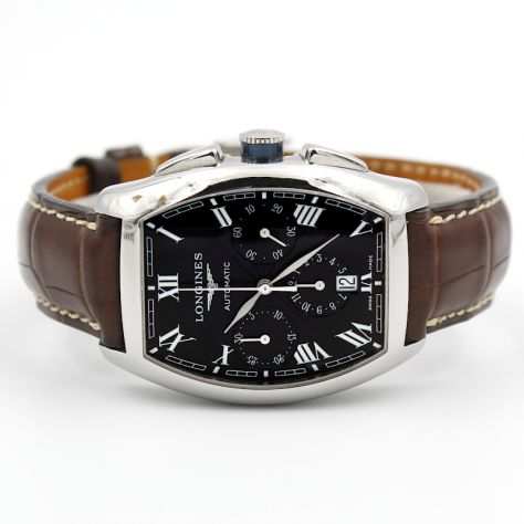 Longines Evidenza Chronograph Automatico Full Set Quadrante Nero