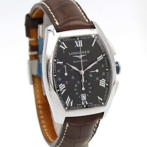 Longines Evidenza Chronograph Automatico Full Set Quadrante Nero