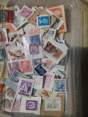 lotto 100 francobolli