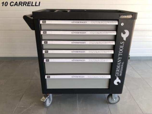 Lotto Di 10 Carrelli Porta Utensili Completi