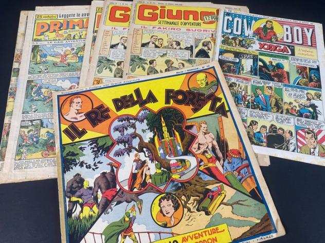 Lotto di 15x riviste a fumetti - Gordon, Cow-Boy, Giungla, Primarosa