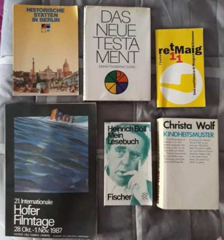 Lotto di libri in lingua tedesca