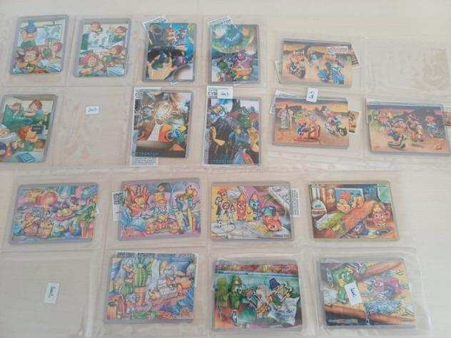 Lotto di oltre 120 Puzzles della Kinder Sorpresa da collezione con cartina, dal 1993-2003 - Puzzle (123)