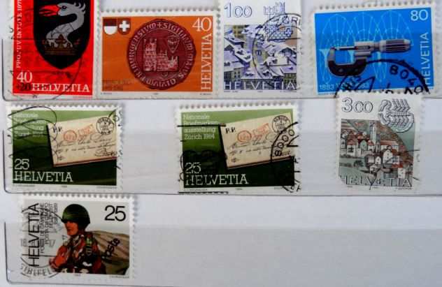 Lotto francobolli SVIZZERA dal 1914 al 1989