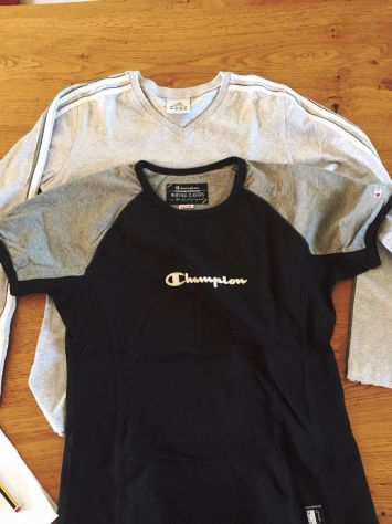 Lotto magliette Adidas e Champion tg S e M