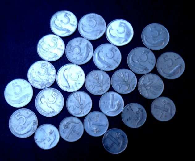 LOTTO303 - REPUBBLICA VECCHIA MONETAZIONE 24 MONETE