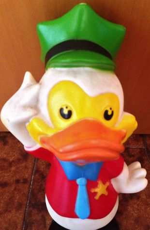 lovely collection Paperino Walt Disney pupazzo bambola gomma donald duck LEDRA