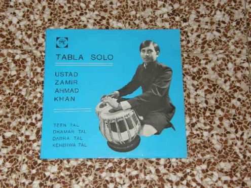LP musica indiana tabla e sarangi Ustad Zamir Ahmad Khan