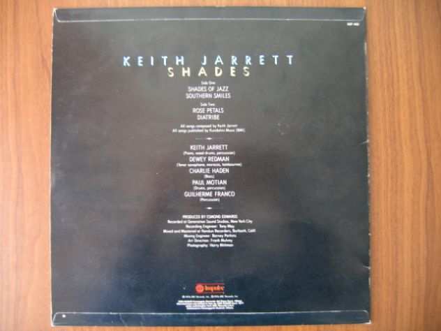 LP vinile 33 Giri Keith Jarrett Shades 1977