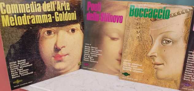 LP vinile di letteratura e poesia - Lotto di 20 pezzi