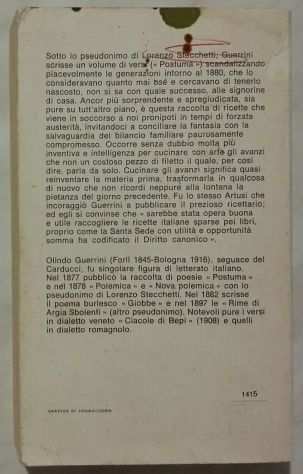 Lrsquoarte di utilizzare gli avanzi della mensa Olindo Guerrini 1degEd.Rizzoli, 1975
