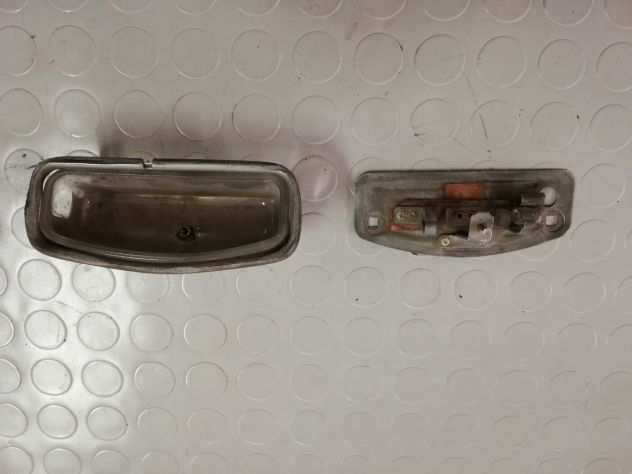 LUCE TARGA LAND ROVER SERIE 1-2-3 LUCAS 167 CROMO OTTONE