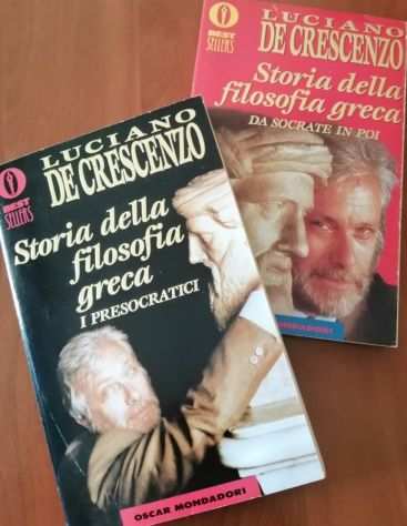 Luciano De Crescenzo - Storia della Filosofia Greca 2 vol. - Oscar Mondadori