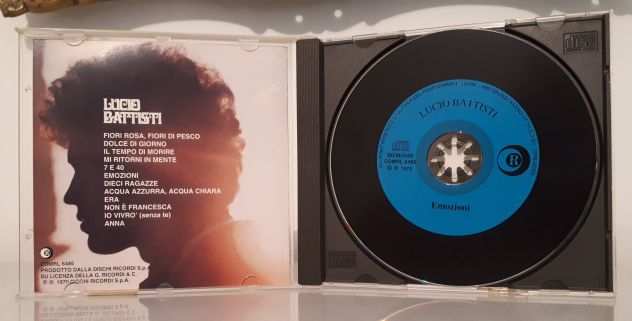 LUCIO BATTISTI emozioni, CD 1970.