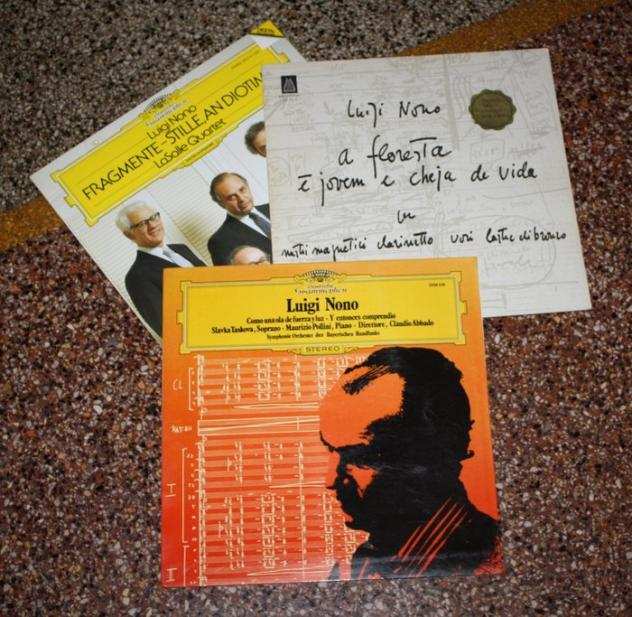 Luigi Nono - Luigi Nono-Lot Of 3 LPs-Classical Contemporary Experimental - Titoli vari - LP - Prima stampa - 1974