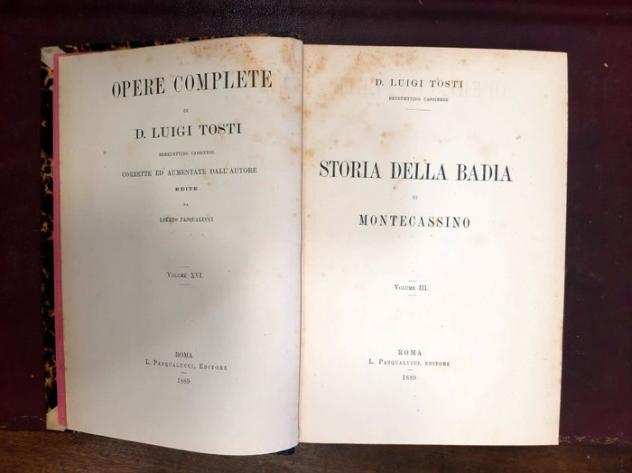 Luigi Tosti - Storia della badia di Montecassino - 1888