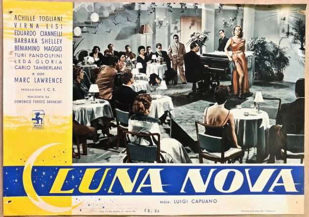 Luna nova (1955) regia Luigi Capuano con Virna Lisi