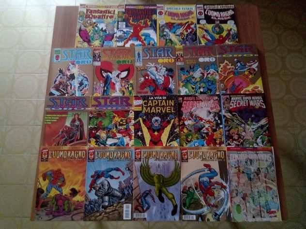 LUomo Ragno-Capitan Marvel-Fantastici Quattro-Star Comics-Marvel Italia