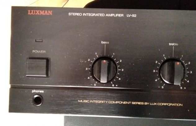 Luxman LV 92 amplificatore integrato 35W x 2 (LEGGERE BENE ANNUNCIO)