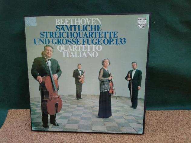 L.V.Beethoven e Quartetto Italiano - Samtliche streichquartette un grosse fuge op.133 - Cofanetto LP - Prima stampa - 19681975