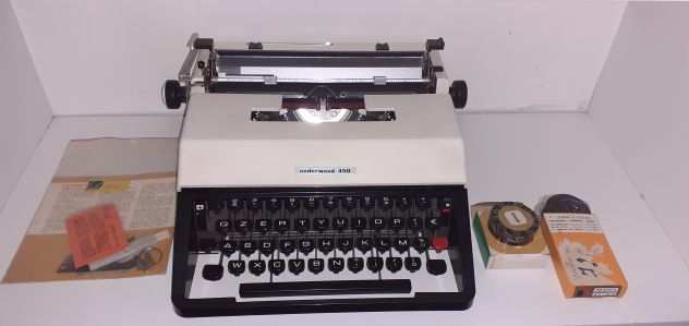 Macchina da scrivere Olivetti Underwood 450 anni 60