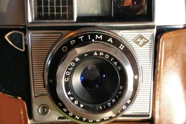 Macchina fotografica AGFA OPTIMA II, a rullini. Anni 50