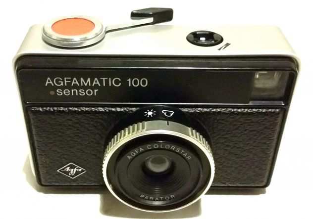 Macchina fotografica AGFAMATIC 100 SENSOR con scatola e accessori nuovo