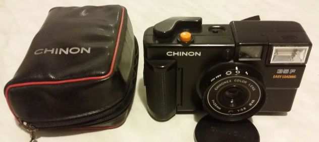 MACCHINA FOTOGRAFICA CHINON MODELLO 35F EASY LOADING ANNO 1986 TESTATA PERFETTA