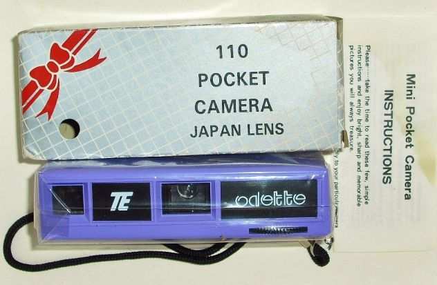 macchina fotografica fotocamera analogica Odette 110 Pocket Camera Japan lens