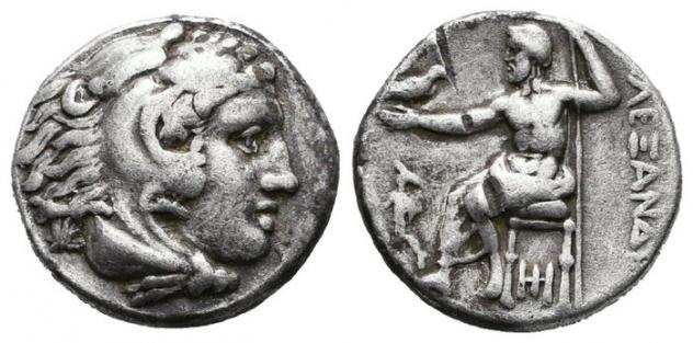 Macedonia, kings of. Alessandro III (336-323 a.C.). Drachm Abydos, struck under Kalas or Demarchos, 325-323 BC