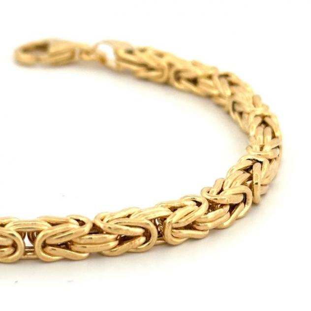 made in Italy 18kt 21 cm GOLD bracelet - 18 carati Oro giallo - Bracciale