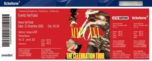 Madonna Celebration Tour Milano 25.11.23 TRIBUNA CENTRALE
