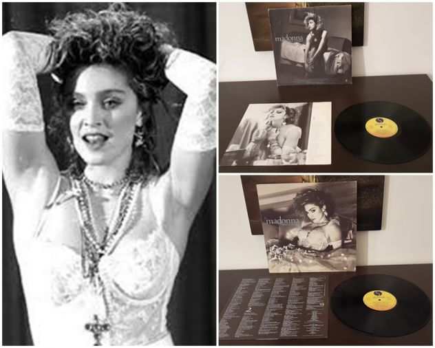MADONNA, like a virgin (album), LP Vinile Italia 1984.