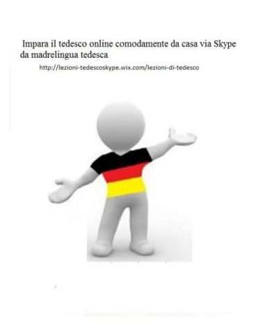 Madrelingua tedesca impartisce lezioni individuali di tedesco via Skype.