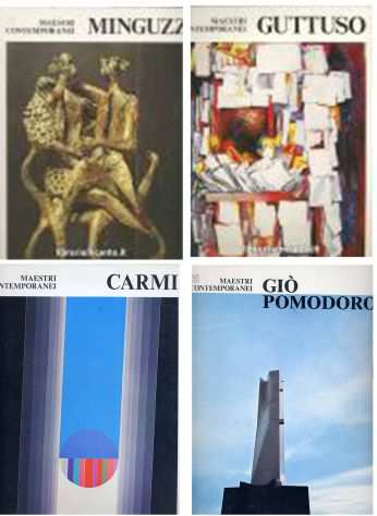 MAESTRI CONTEMPORANEI collana anni70-GioPomodoro,Carmi,Minguzzi,Vacchi