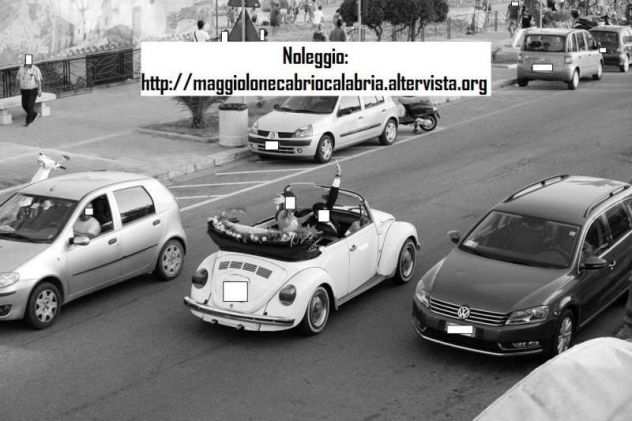 Maggiolone cabrio per matrimoni in Calabria