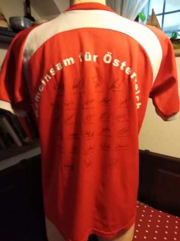 Maglia Austria All. originale Autografata