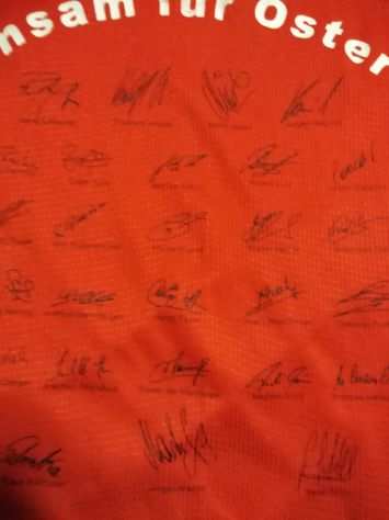 Maglia Austria All. originale Autografata