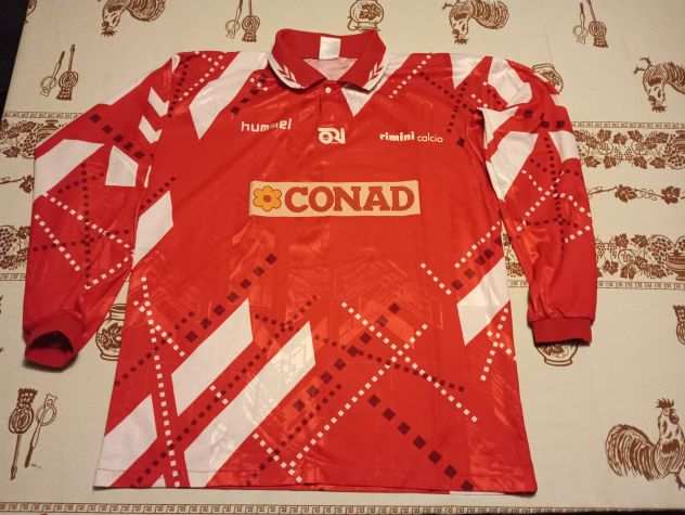 Maglia Calcio Shirt Camiseta Rimini Calcio 199799 Conad Ori Hummel Match Worn