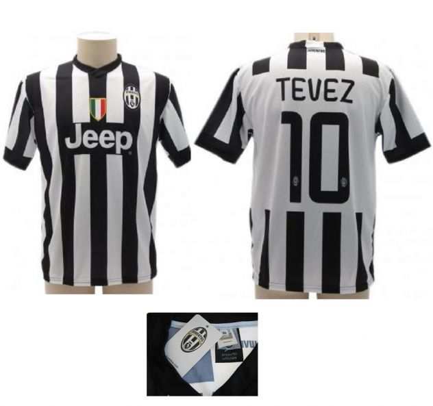 MAGLIETTA CALCIO JUENTUS REPLICA UFFICIALE - TEVEZ (NUOVA)