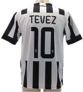 MAGLIETTA CALCIO JUENTUS REPLICA UFFICIALE - TEVEZ (NUOVA)