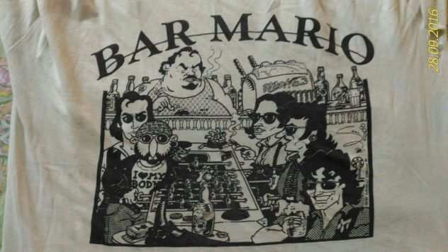 Maglietta rarissima del Bar Mario fan club Ligabue