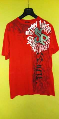 Maglietta t-shirt rossa South Pole, taglia XL.